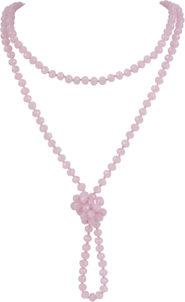 Firstmeet Fashion Beads Rope Knot Long Beaded Necklace Versatile 60" Strand Costume Jewelry for Women and Men - Image 21