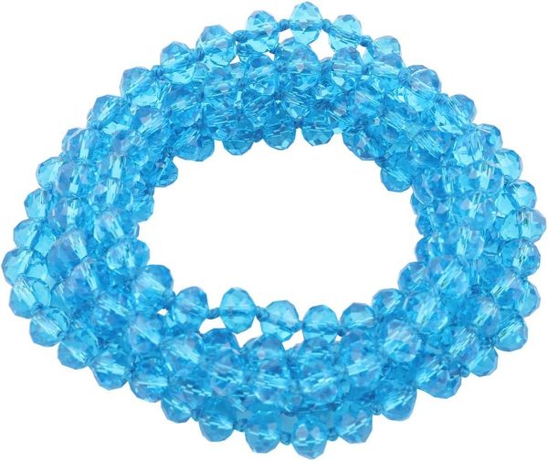 Firstmeet Fashion Beads Rope Knot Long Beaded Necklace Versatile 60" Strand Costume Jewelry for Women and Men - Image 51