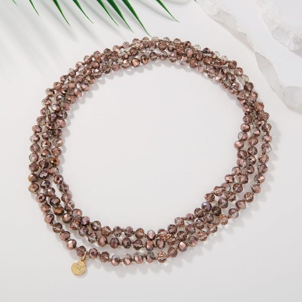 Firstmeet Fashion Beads Rope Knot Long Beaded Necklace Versatile 60" Strand Costume Jewelry for Women and Men - Image 56