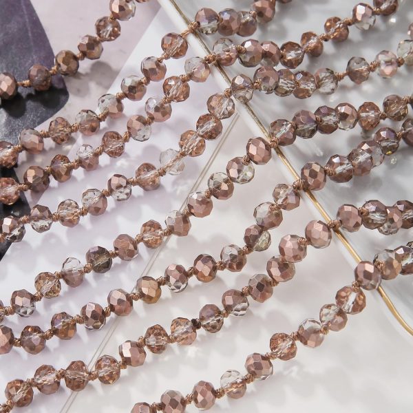 Firstmeet Fashion Beads Rope Knot Long Beaded Necklace Versatile 60" Strand Costume Jewelry for Women and Men - Image 58