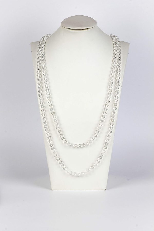 Firstmeet Fashion Beads Rope Knot Long Beaded Necklace Versatile 60" Strand Costume Jewelry for Women and Men - Image 73
