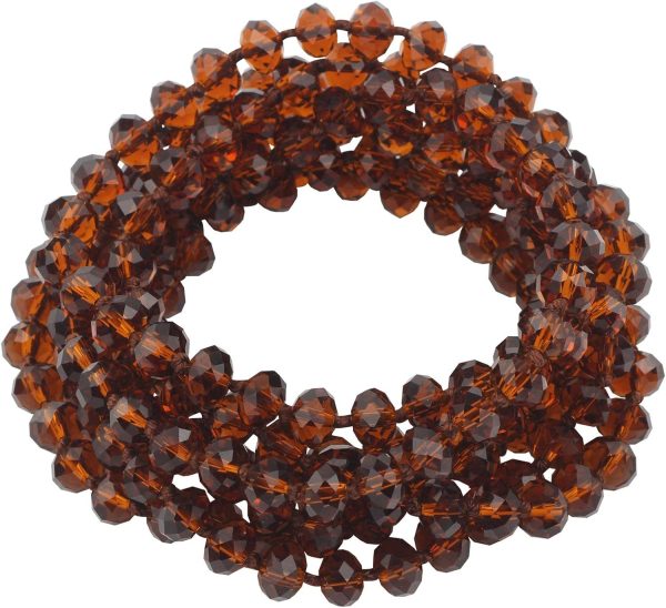 Firstmeet Fashion Beads Rope Knot Long Beaded Necklace Versatile 60" Strand Costume Jewelry for Women and Men - Image 116