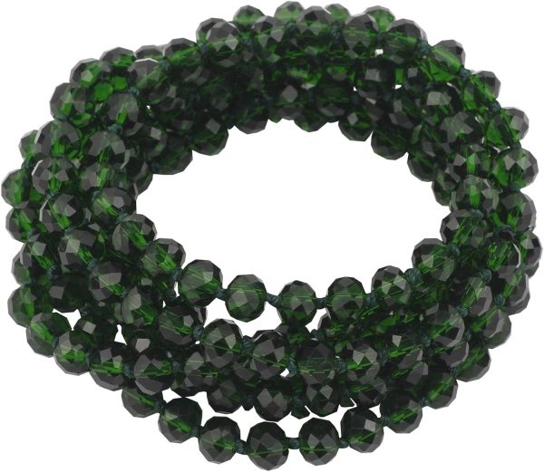 Firstmeet Fashion Beads Rope Knot Long Beaded Necklace Versatile 60" Strand Costume Jewelry for Women and Men - Image 122