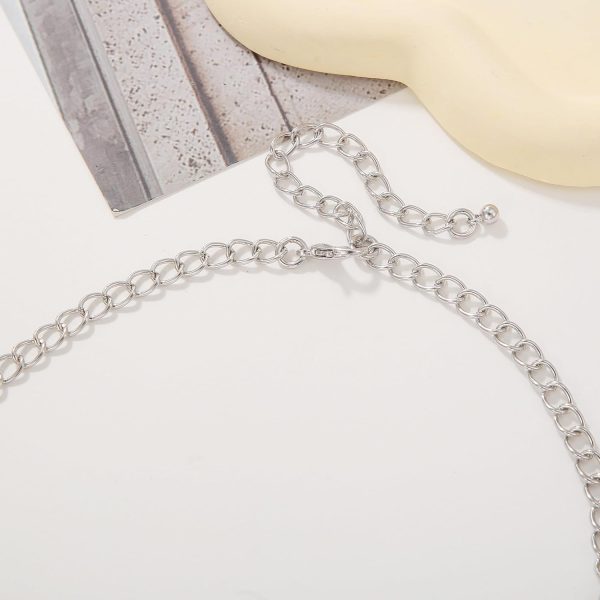 Firstmeet Shiny Resin Water Drop Collar Necklace with Earrings - Image 69