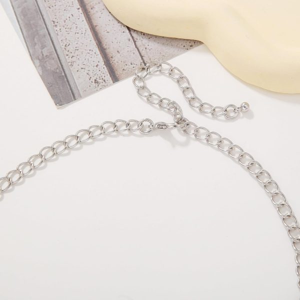 Firstmeet Shiny Resin Water Drop Collar Necklace with Earrings - Image 87