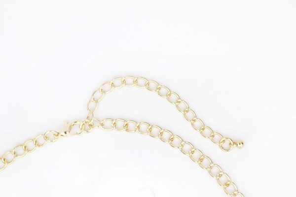 Firstmeet Shiny Resin Water Drop Collar Necklace with Earrings - Image 98